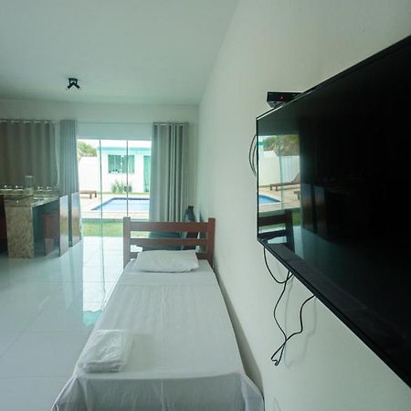 Chalé com Jacuzzi e vista para e Piscina Hotel Touros Bagian luar foto