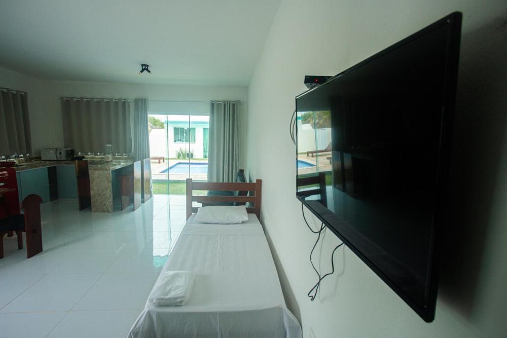 Chalé com Jacuzzi e vista para e Piscina Hotel Touros Bagian luar foto