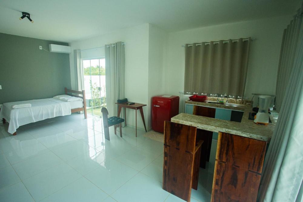 Chalé com Jacuzzi e vista para e Piscina Hotel Touros Bagian luar foto