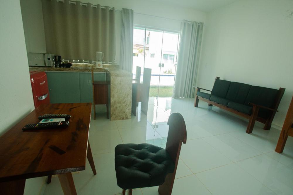 Chalé com Jacuzzi e vista para e Piscina Hotel Touros Bagian luar foto